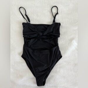 Billabong black one piece bathing suit